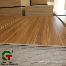 E0 grade indoor used furniture board 1220*2440*18mm MELAMINE PARTICLE BOARD CHIPBOARD